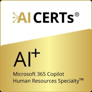 AI+ Microsoft 365 Copilot HR Specialty™